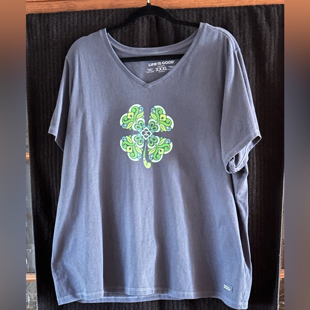 Life is Good 4 Leaf Clover T-Shirt